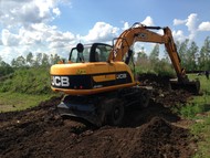 Аренда колесного экскаватора JCB JS 160W