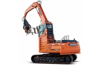 Гусеничный перегружатель Develon DX360MH Doosan