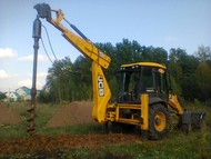 Ямобур на базе jcb аренда