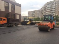 Асфальтирование тротуаров, установка бардюра