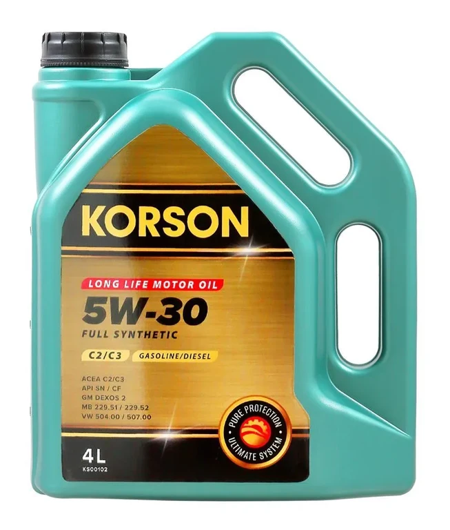 Масло моторное KORSON FULL SYNTHETIC 5W-30 С2/C3 4л