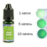 10 мл. Краситель для воска Зеленая трава GRASS GREEN