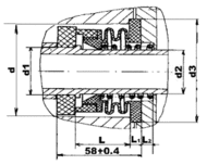 Торцовые уплотнения типа УТ1C