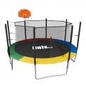 Батут с баскетбольным кольцом Simple Color (inside) Basketball 12ft