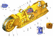 Ремонт безраскосой тележки бульдозера ЧЕТРА Т35 Т-35