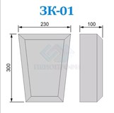 Фасадные замковые камни из пенопласта ЗК-01, ПСБ-С-25Ф. Фасадный декор из пенопласта
