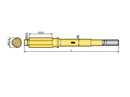 Хвостовик аналог Atlas Copco COP 925/928, COP 932/938