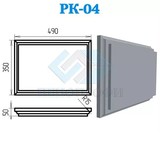 Фасадные рустовые камни из пенопласта боссажи РК-04, ПСБ-С-25Ф. Фасадный декор из пенопласта