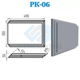 Фасадные рустовые камни из пенопласта боссажи РК-06, ПСБ-С-25Ф. Фасадный декор из пенопласта