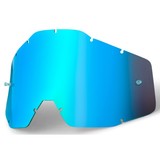 Линза 100% Racecraft/Accuri/Strata Anti-Fog Mirror Blue (51002-002-02)