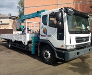 Грузовик с манипулятором HKTC-5013S (7 т) на шасси Daewoo Novus