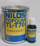 Двухкомпонентный клей NILOS TOPGUM TL-T70 для холодной вулканизации лент