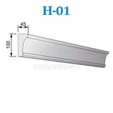 Фасадные наличники из пенопласта (пенополистирола) Н-01, ПСБ-С-25Ф. Фасадный декор из пенопласта