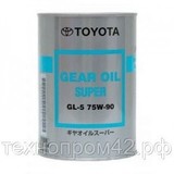 Трансмиссионная жидкость Toyota Gear Super 75w90 GL-5, 1л