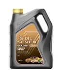 Масло мотороное S-OIL 7 GOLD #9 PAO C3 5W30 4 л синтетика, MB 229.51 / 22