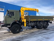 Камаз 43118 с кму soosan 514 5 тн