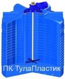 Емкость пластиковая ЭВЛ (V) 1000 с лопастной мешалкой