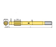 Хвостовик аналог Atlas Copco COP 1036, COP 1038, COP 1238