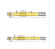 Хвостовик аналог Ingersoll Rand YH 80A, YH 80A RP