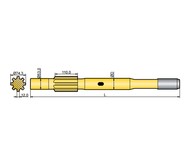 Хвостовик аналог Ingersoll  YH 110 V, YH 135