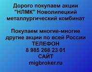 Покупаем акции ПАО НЛМК  по всей России