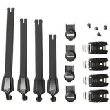 Стрепы к мотоботам Shift White Boot Strap/Strap Pass/Buckle Kit Black (21333-001-NS), Размер OS