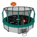 Батут с баскетбольным кольцом SUPREME GAME (green) 16 ft Basketball